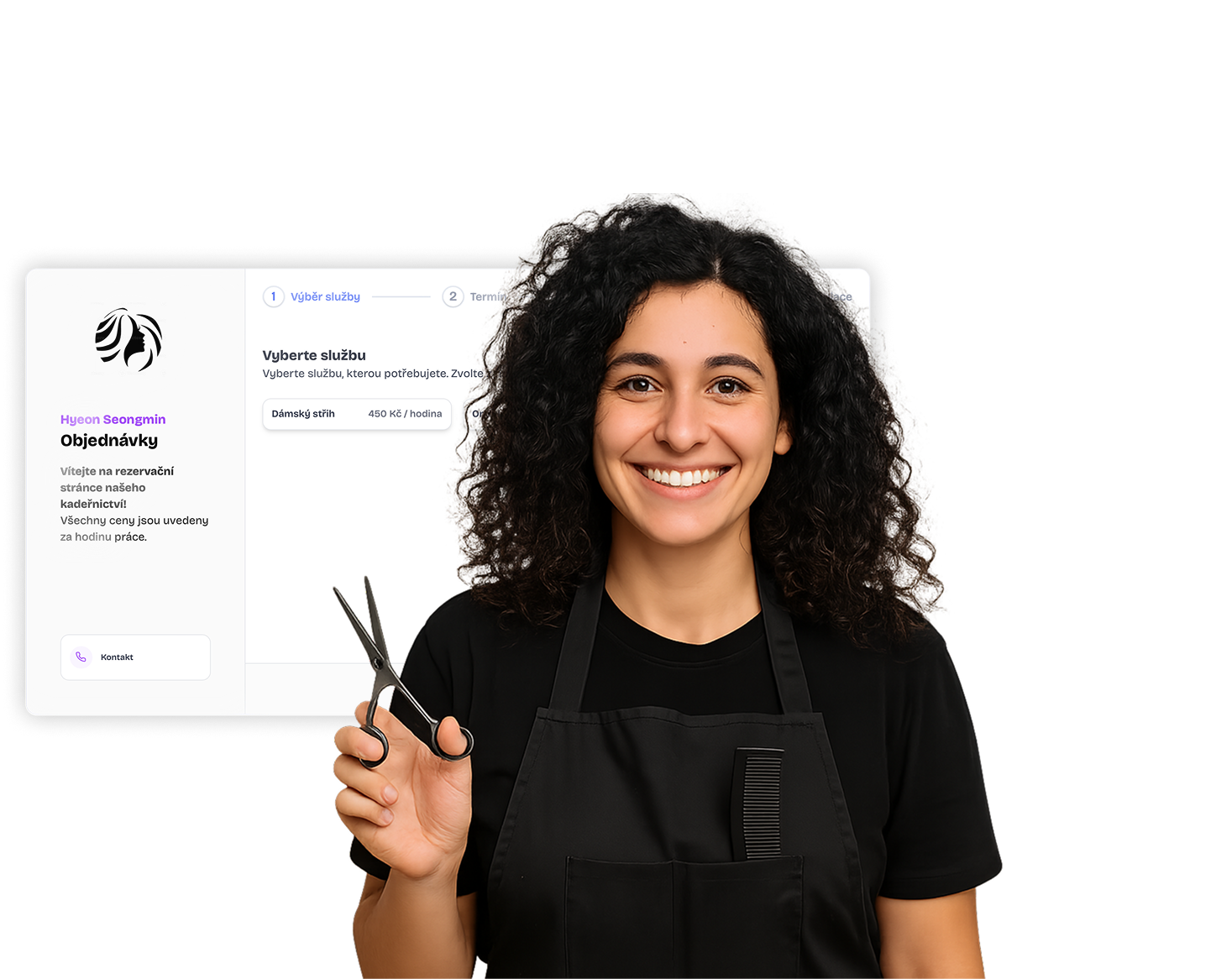 Rezervační systém pro kadeřnictví a salony krásy
